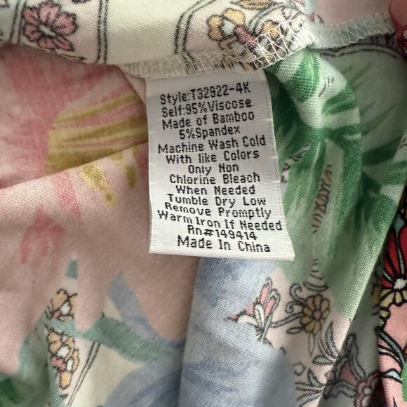 Johnny Was Victoria Swing Knee Length Floral Dress Size XS - Picture 8 of 11